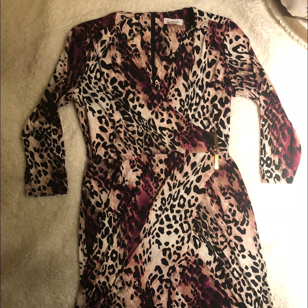 Calvin Klein Leopard Print Dress